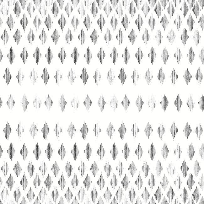 media image for Diamond Ombre Wallpaper in Black and White from the Simply Farmhouse Collection by York Wallcoverings 261