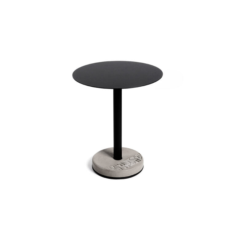 media image for Donut - Round Bistro Table in Black 260