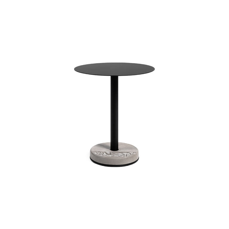 media image for Donut - Round Bistro Table in Black 299