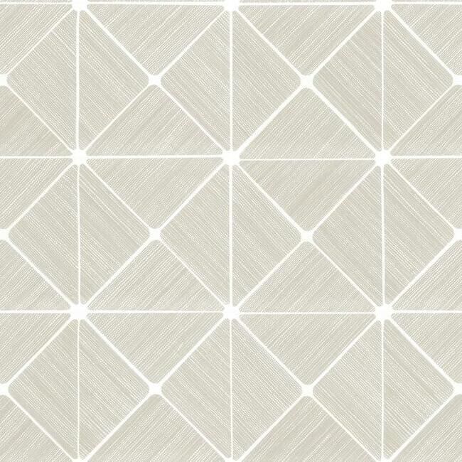 media image for Double Diamonds Peel & Stick Wallpaper in Off White by York Wallcoverings 215