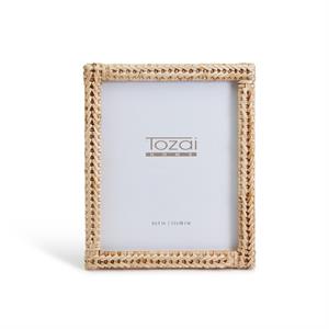 product image of 5 x 7 woven rattan photo frame 1 545