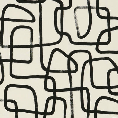 product image for Edison Fabric in Black/White 83