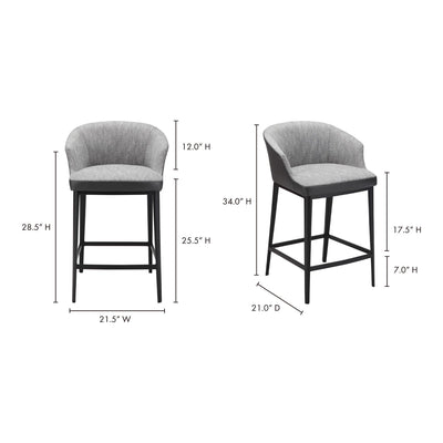 product image for Beckett Counter Stool Grey 4 85