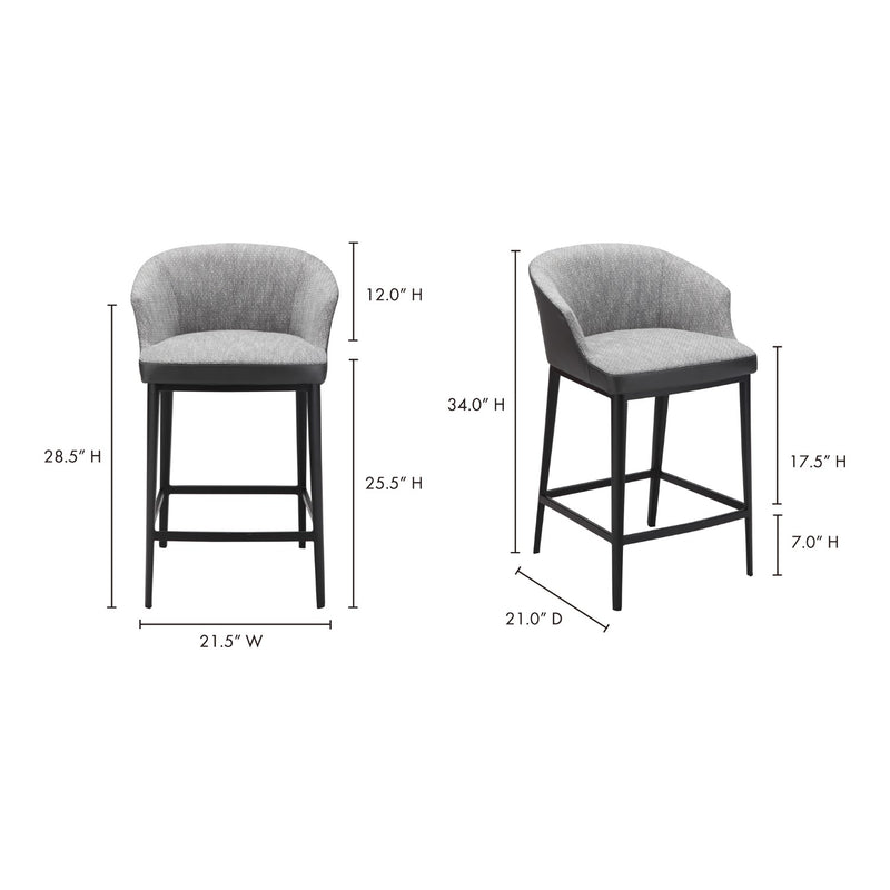 media image for Beckett Counter Stool Grey 4 214