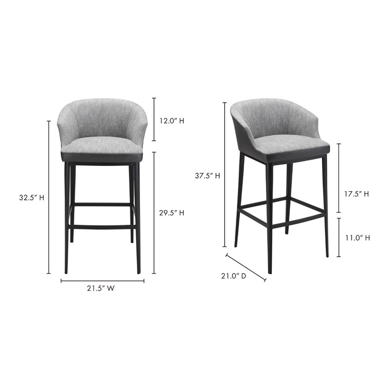 media image for Beckett Barstool Grey 4 212