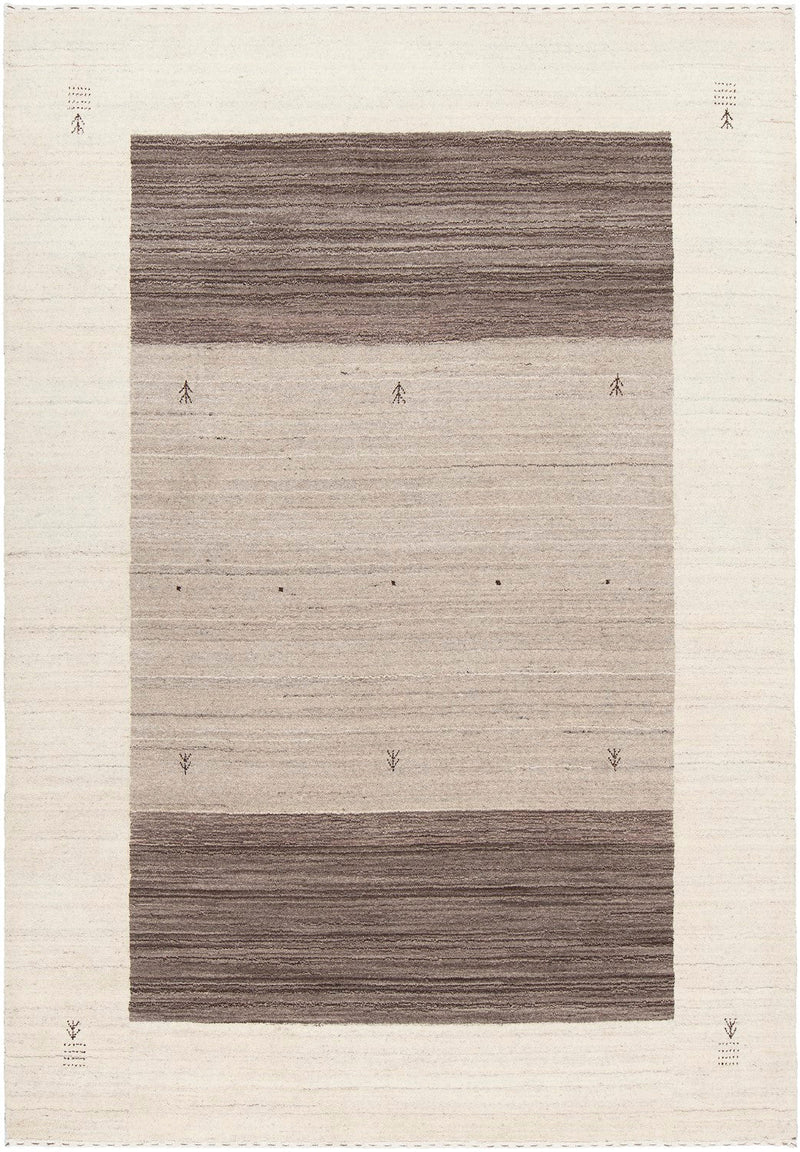 media image for elantra brown cream hand knotted wool rug by chandra rugs ela51705 576 1 275