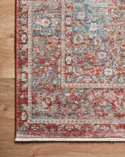 product image for elise power loomed sky red rug by magnolia home by joanna gaines eliseli 04scre160s 3 3