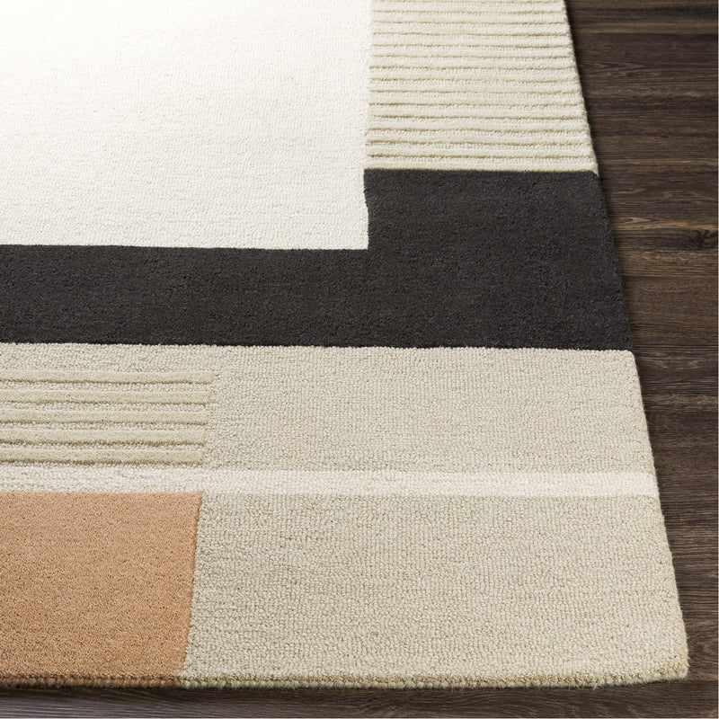 media image for Emma EMM-2303 Hand Tufted Rug in Khaki & Camel by Surya 210