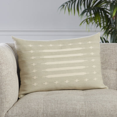 product image for Ikenna Tribal Pillow in Light Gray by Jaipur Living 58