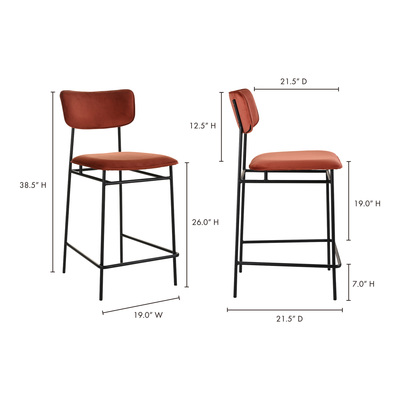 product image for sailor counter stools in various colors by bd la mhc eq 1015 03 16 69