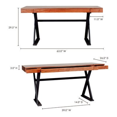 product image for Reale Desk Walnut 5 60