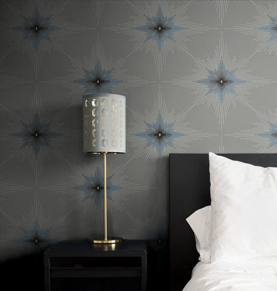 product image for North Star Argos Grey from the Etten Geometric Collection by Seabrook 83