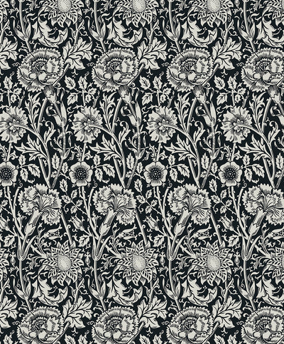 product image of Tonal Floral Trail Wallpaper in Ebony 556