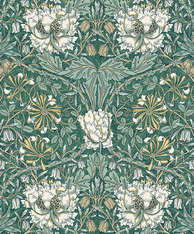 product image of Ogee Flora Wallpaper in Everglades & Buttercup 56