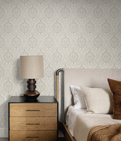 product image for Luna Ogee Wallpaper in Natural Cream 98