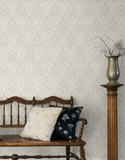 product image for Luna Ogee Wallpaper in Natural Cream 52