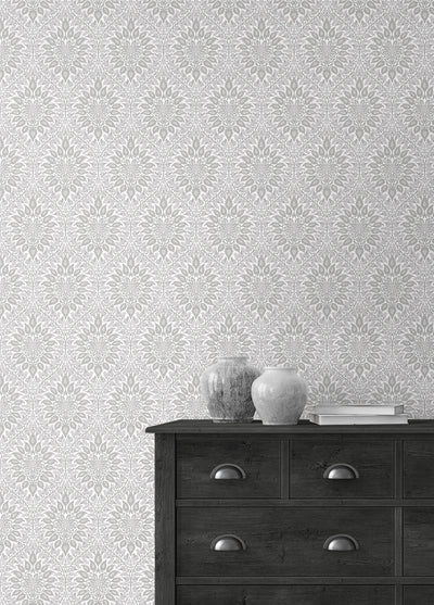 product image for Luna Ogee Wallpaper in Daydream Grey 35