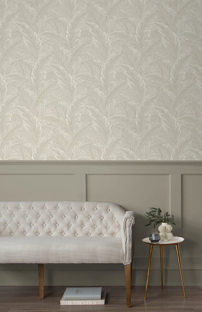 product image for Gulf Tropical Leaves Wallpaper in Crema 96