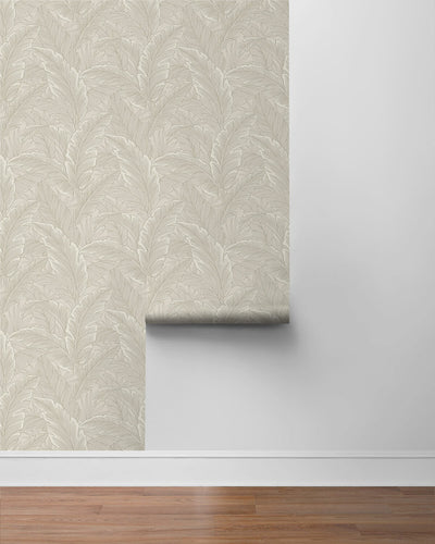 product image for Gulf Tropical Leaves Wallpaper in Crema 42