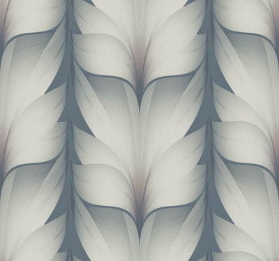product image for Lotus Light Stripe Wallpaper in Steel 82