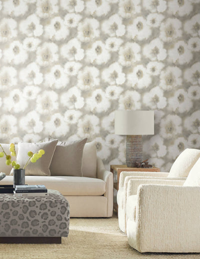 product image for Blended Floral Wallpaper in Neutral 69