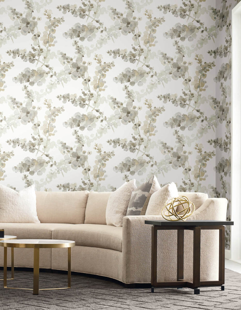 media image for Blossom Fling Wallpaper in Blonde 259