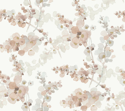 product image for Blossom Fling Wallpaper in Clay 70