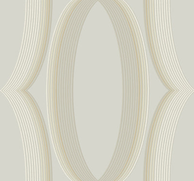 product image for Progression Ogee Wallpaper in Blonde 55