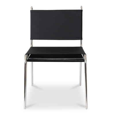 product image for Petra Leather Accent Chair Black 1 20