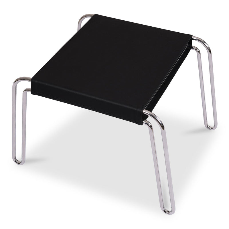 media image for Petra Leather Stool Black 4 234