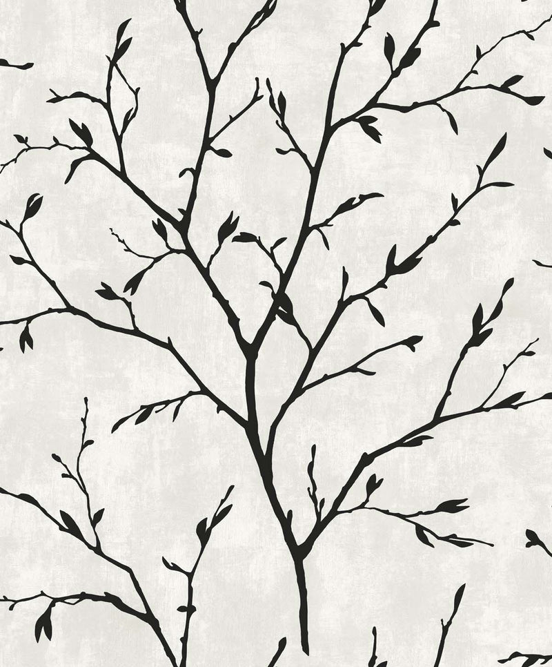 media image for Sample Avena Branches Wallpaper in Contrast 237