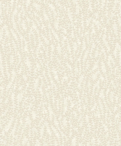 product image for Seaweed Beaded Branches Wallpaper in Off White Satin 94