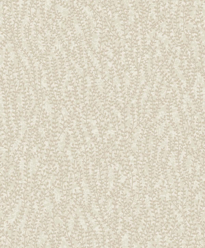 media image for Seaweed Beaded Branches Wallpaper in Organic Silk 269