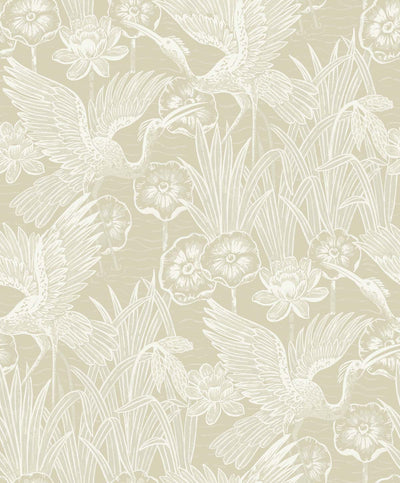 product image for Marsh Cranes Wallpaper in Shore 97