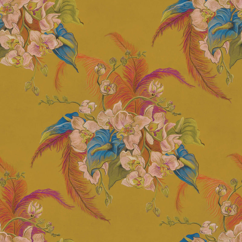 media image for Eileen Wallpaper in Ochre 211