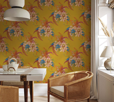 product image for Eileen Wallpaper in Ochre 49