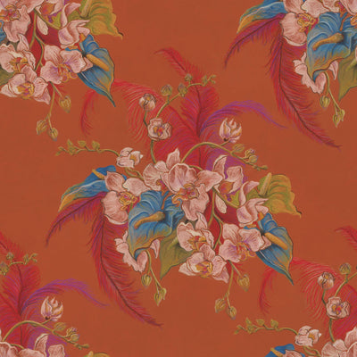 product image of Eileen Wallpaper in Terra Cotta 553