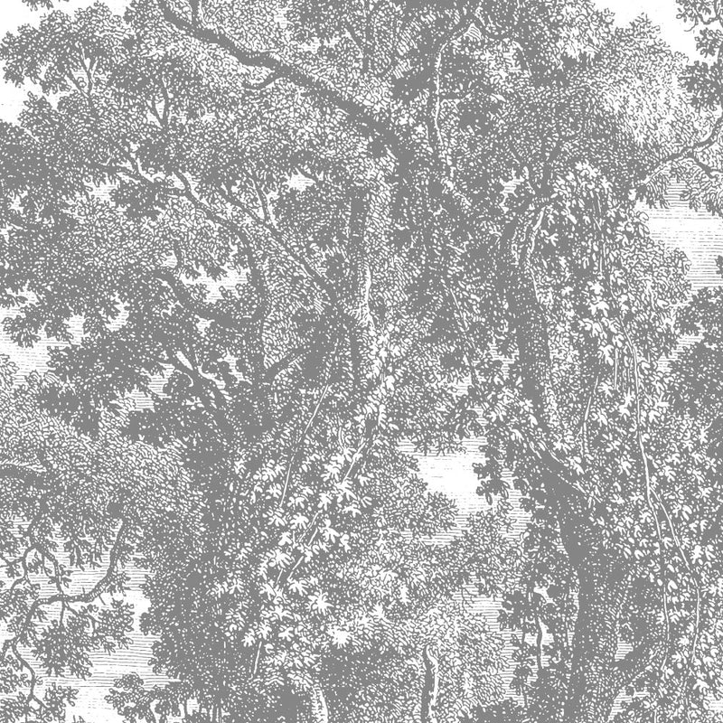 media image for Engraved Tree 013 Wallpaper Circle by KEK Amsterdam 225