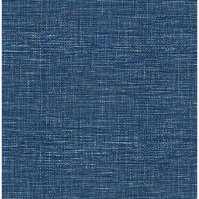 product image of Exhale Woven Texture Wallpaper in Dark Blue from the Pacifica Collection by Brewster Home Fashions 596