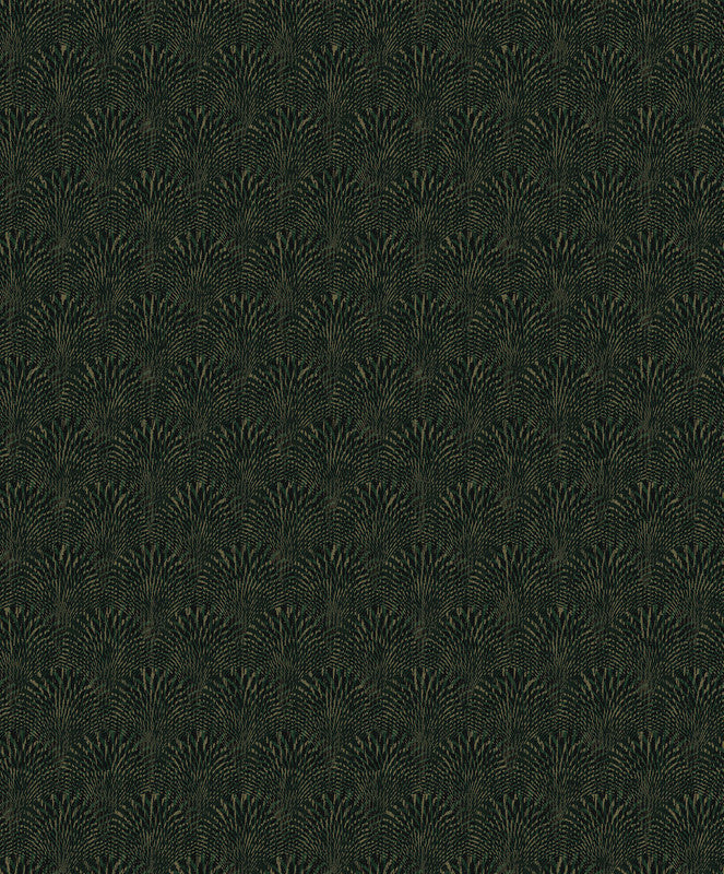 media image for Fan Geometric Wallpaper in Gold/Green 238