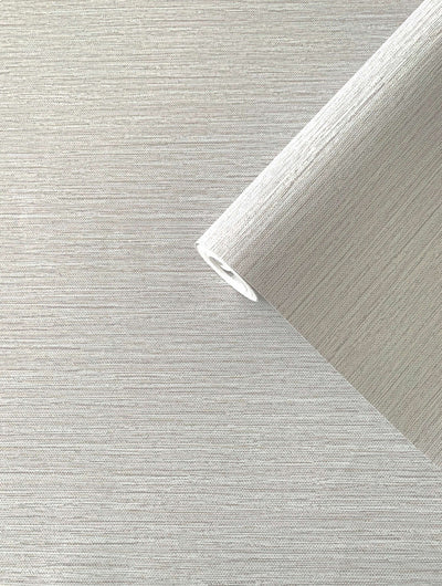 product image for Weave-Effect Textile Wallpaper in Cream 57