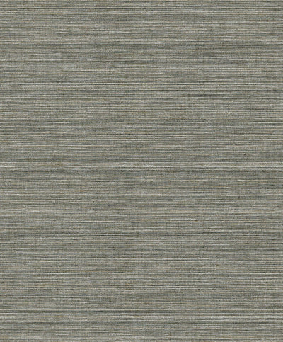 product image of Weave-Effect Textile Wallpaper in Silver Grey 579