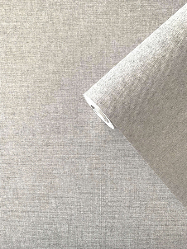 media image for Plain Linen-Effect Wallpaper in Beige 268