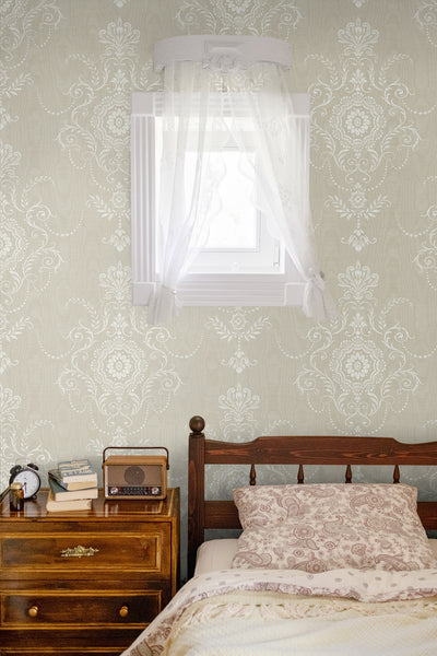 product image for Colette Cameo Wallpaper in Fog 76