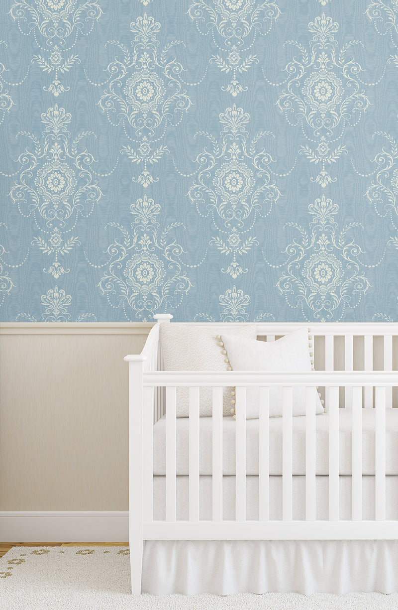 media image for Colette Cameo Wallpaper in Bleu Bisque 241