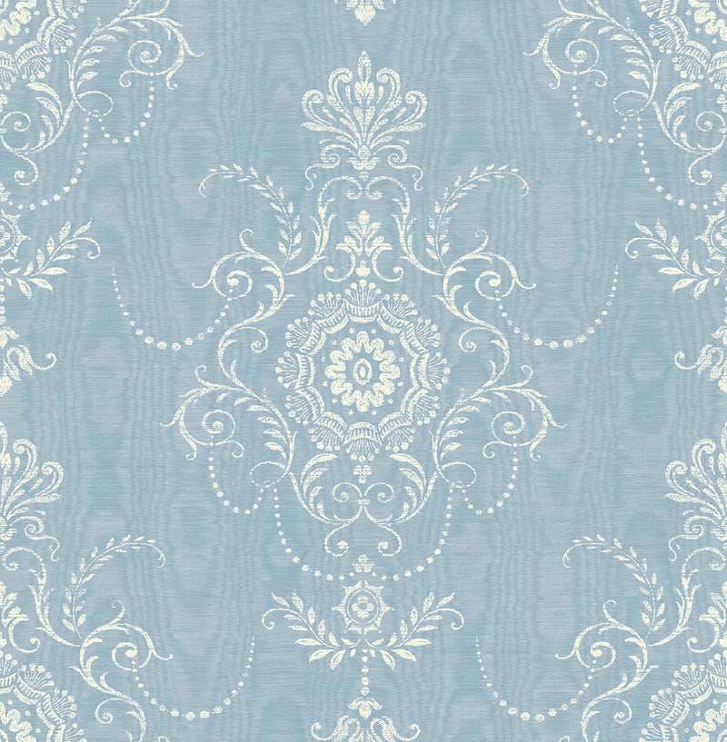 media image for Colette Cameo Wallpaper in Bleu Bisque 287