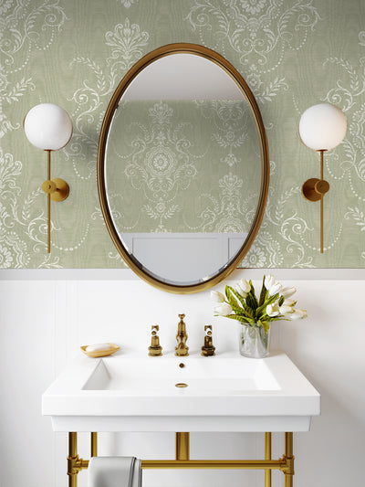 product image for Colette Cameo Wallpaper in Washed Green 54