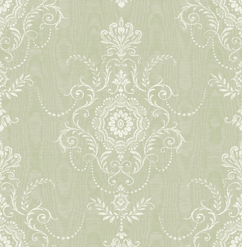 media image for Colette Cameo Wallpaper in Washed Green 22