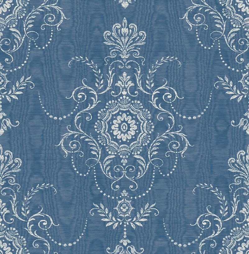 media image for Colette Cameo Wallpaper in French Blue 225