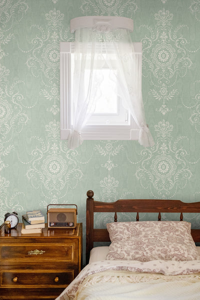 product image for Colette Cameo Wallpaper in Summer Sky 16